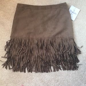 Fringe skirt